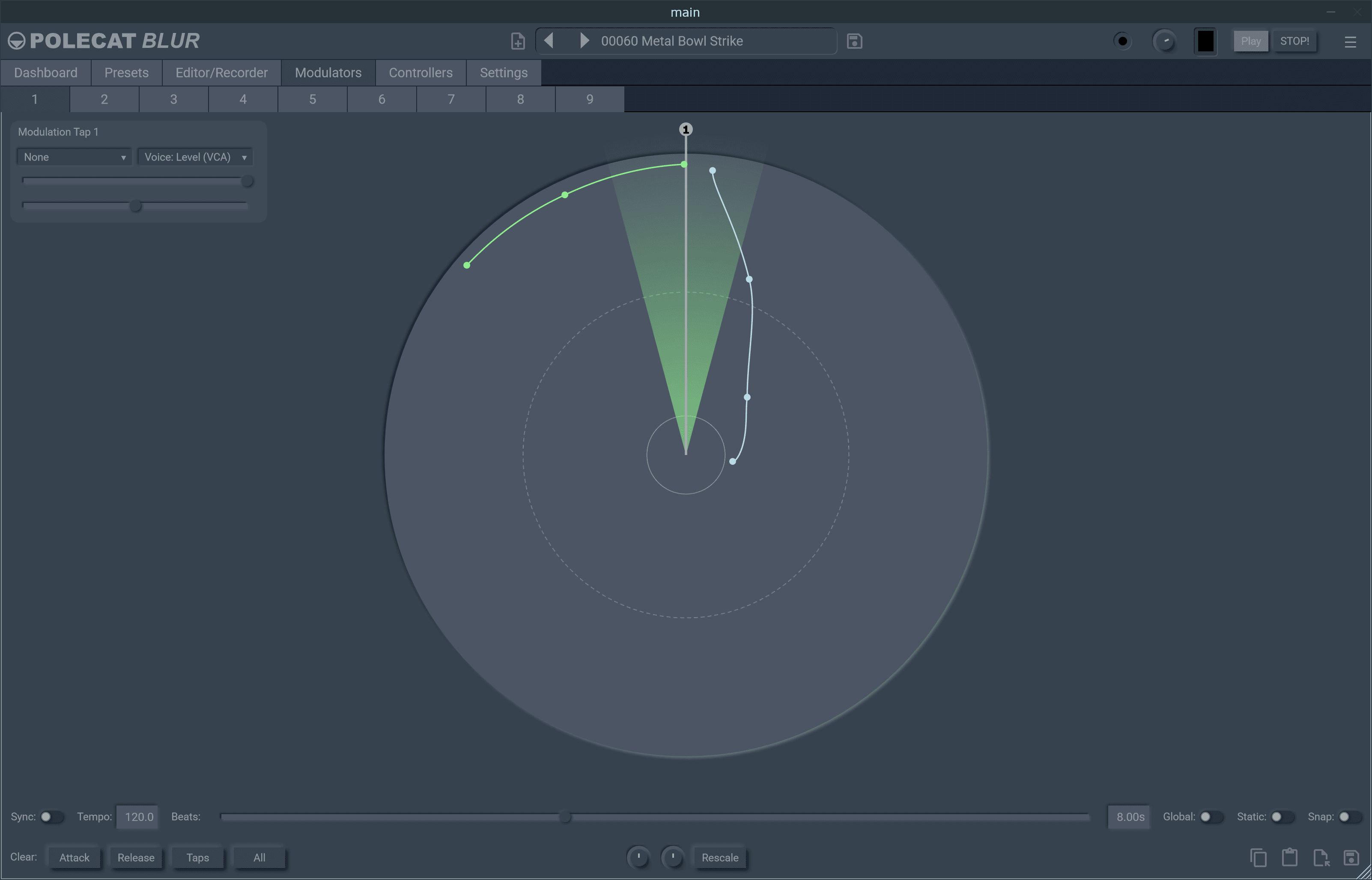 Polecat Blur Modulators tab