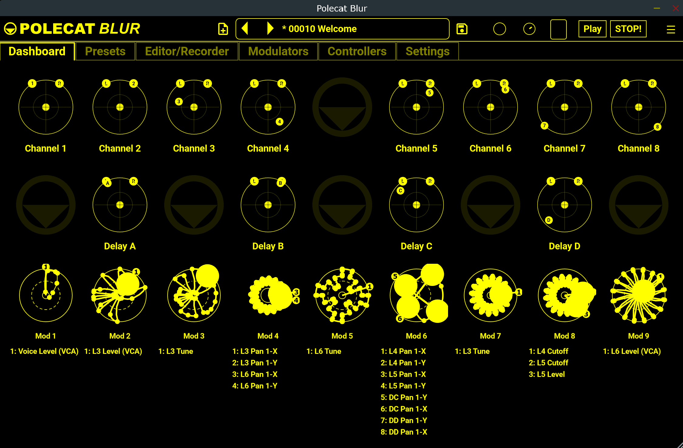 Polecat Blur using the Accessible Wasp theme